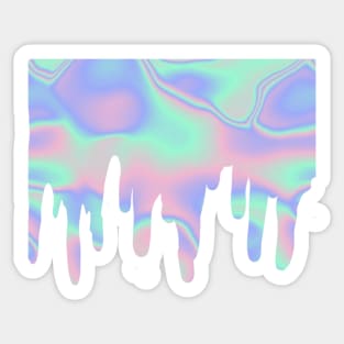 Dripping colors Sticker